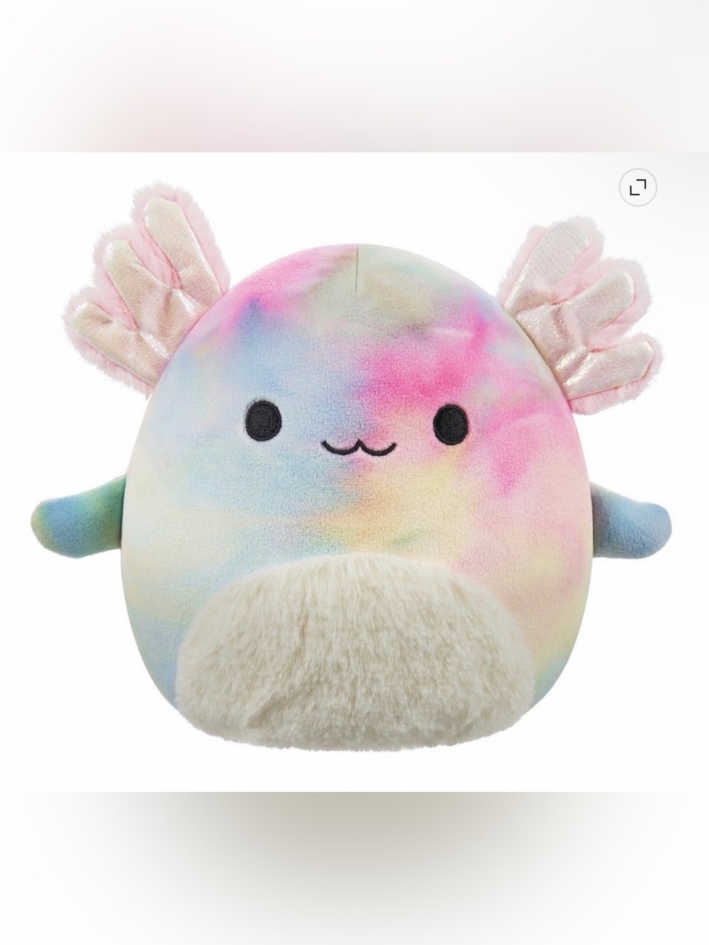 Squishmallow Tinley The Tye-Dye Axolotl 7.5in NWT